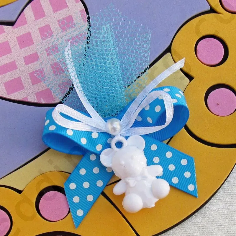 Подаръци за гости на кръщене - фигурка на мече с магнитче, модел PG75